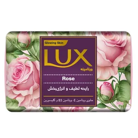 صابون لوكس ويتامينه با رايحه گل رز-90گرم