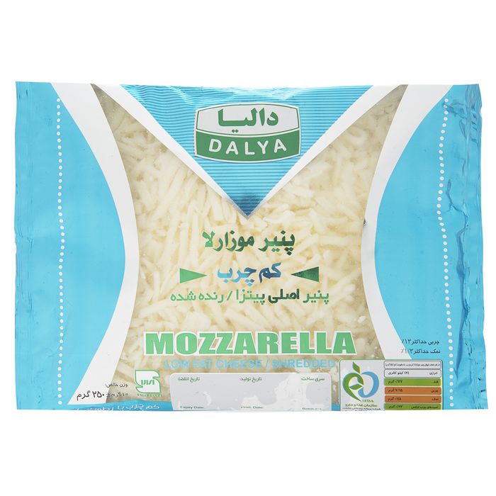 پنير موزارلا رنده شده داليا- 250گرم - آباج مارکت