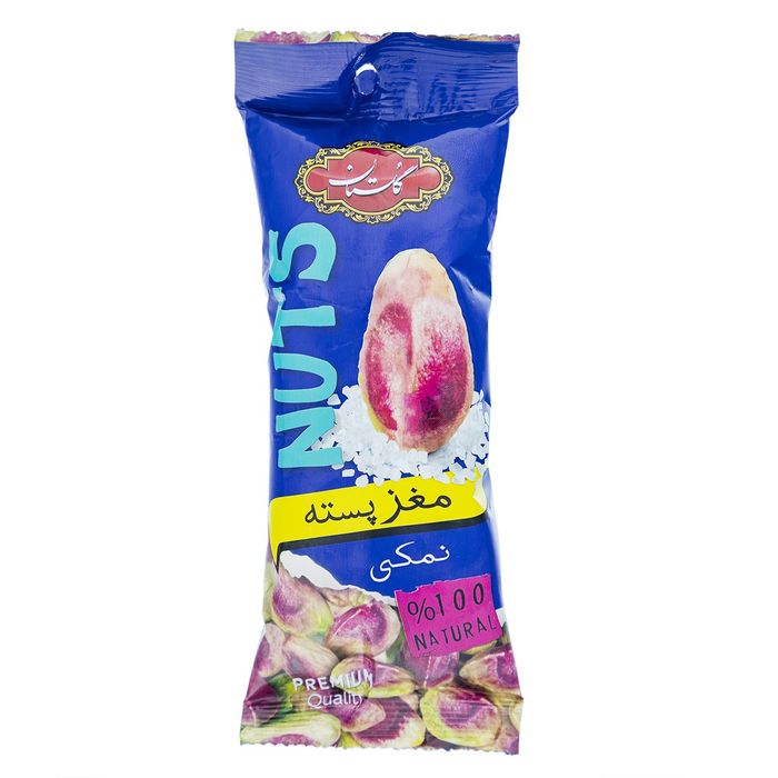 پسته بو داده نمكي گلستان _ 45 گرمي - آباج مارکت