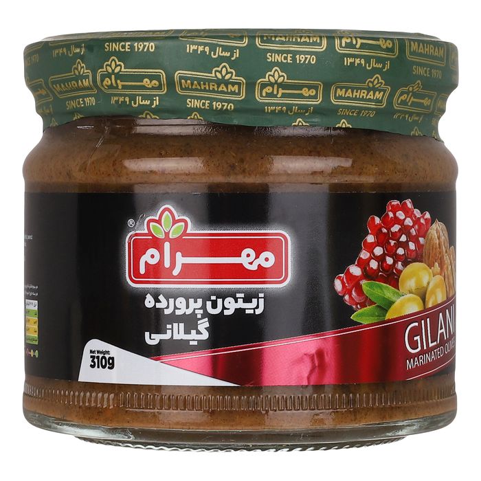 زيتون پرورده گيلاني مهرام _310 گرم - آباج مارکت
