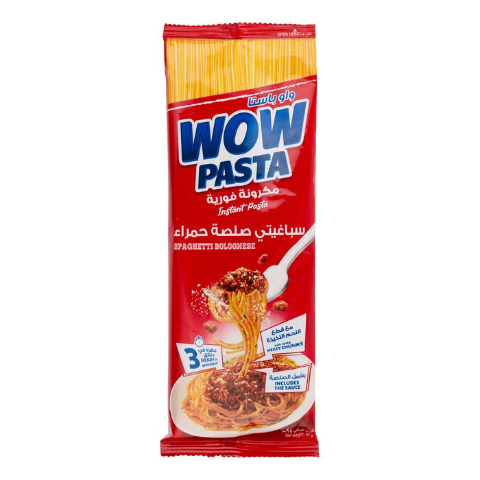 پاستا فوری 3 دقیقه ای واو پاستا Wow Pasta با طعم بلونز _94 گرم - آباج مارکت