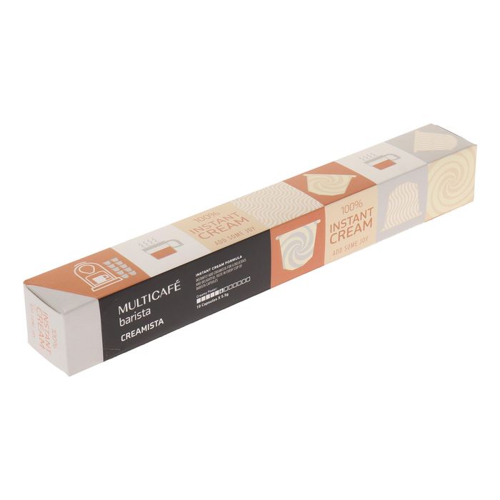 کپسول کریمر باریستا مولتی کافه وزن 55 گرم بسته 10 عددی (INSTANT  CREAM) - آباج مارکت