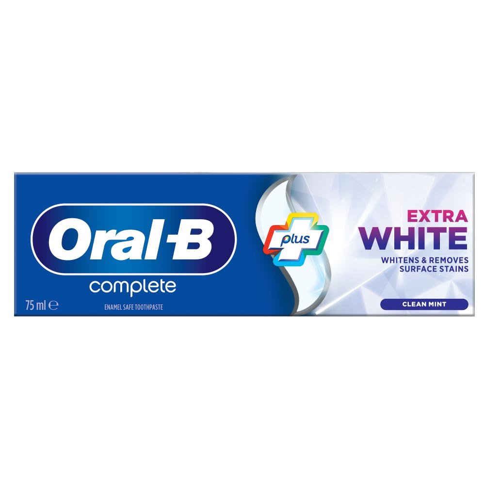 خمیر دندان اورال بی Oral-B مدل Complete سفیدکننده آلمانی 75 میل