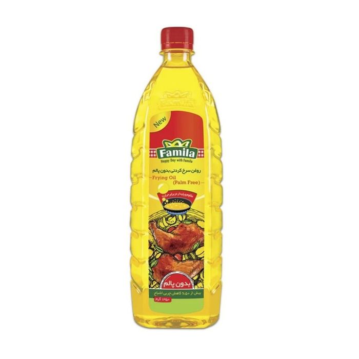روغن سرخ كرني بدون پالم فاميلا _ 1350 گرم - آباج مارکت