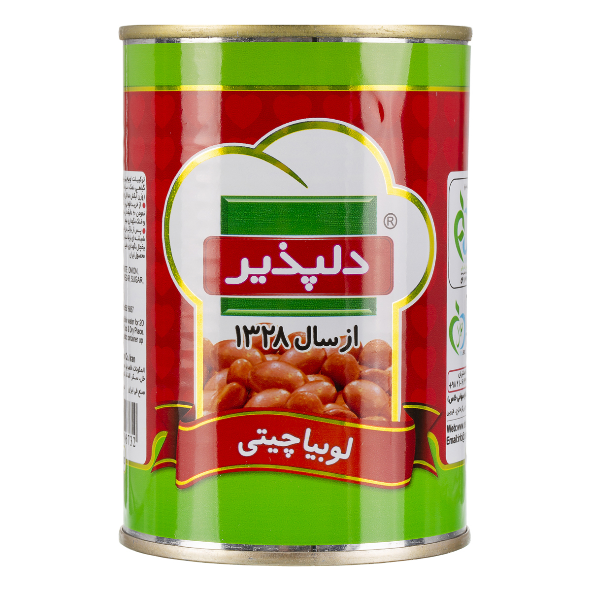 كنسرو لوبيا دلپذير 420گرم - آباج مارکت